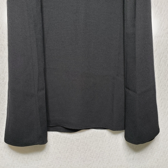 Halogen Black Lightweight A-line Casual Hidden Zipper Knee length Dress sz S - Picture 5 of 12